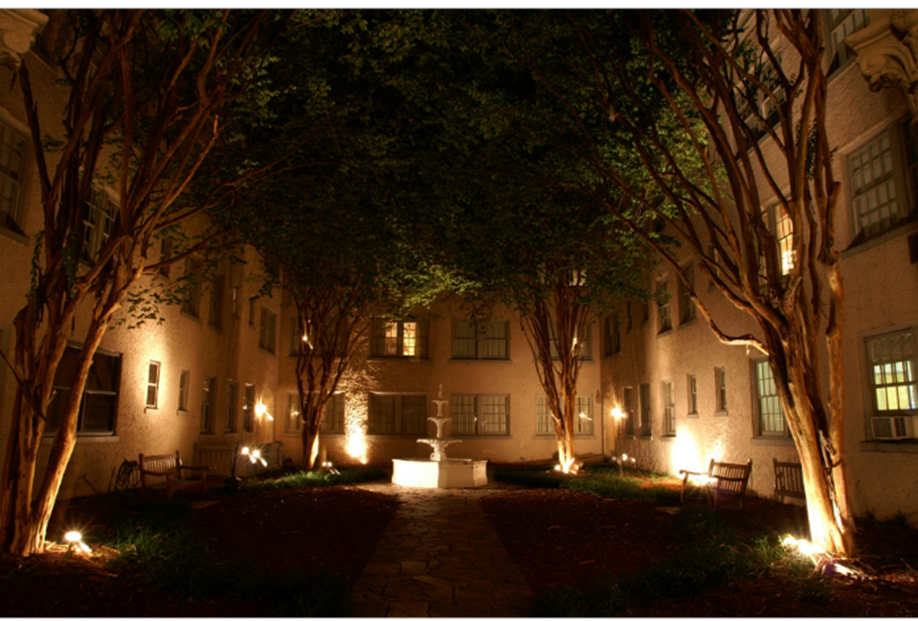 Iluminação de jardins .... Luz verde NÃO!!!!